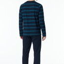 Schiesser Schiesser Pyjama Long petrol 181930 48/S