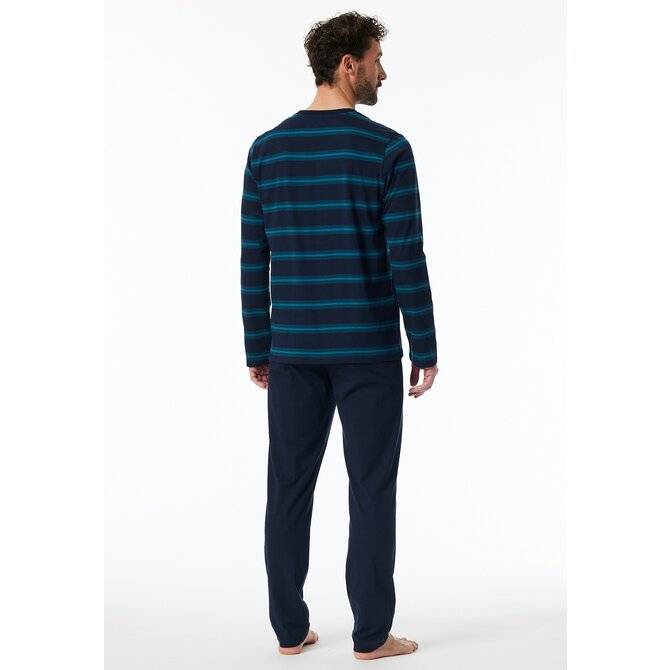 Pyjama long Schiesser pétrole 181930 52/L