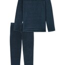 Schiesser Schiesser Pyjama Long petrol 181931 48/S