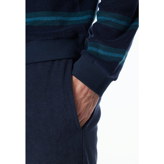 Schiesser Pyjama Long petrol 181932 54/XL