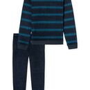 Schiesser Schiesser Pyjama Long pétrole 181932 58/3XL