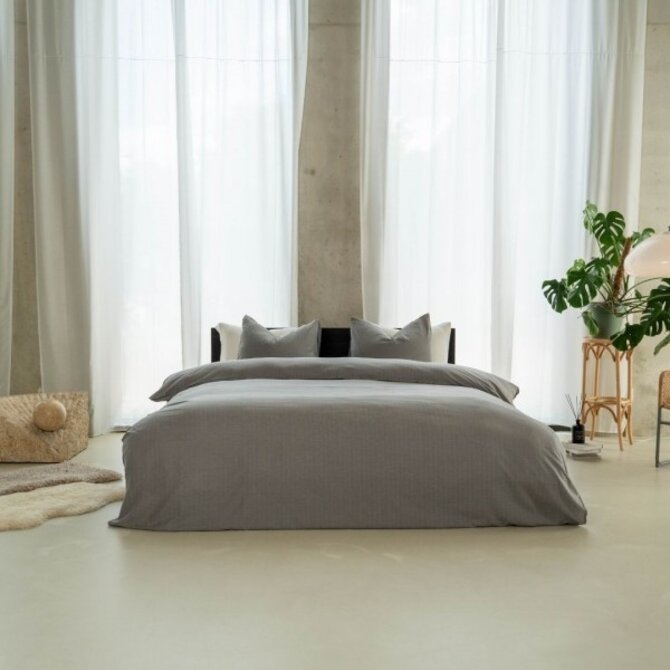 Kayori Naka  Dekbedovertrek  Katoen  240x200/220  Antracite