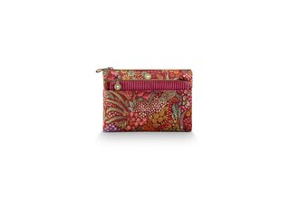 Pip Studio Caryn Trousse de Toilette Combi Querida Velours Rouge 26x7.5x18cm/22x1x13cm