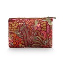 Pip Studio Pip Studio Caryn Cosmetic Bag Combi Querida Velvet Red 26x7.5x18cm/22x1x13cm