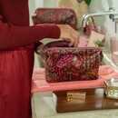 Pip Studio Pip Studio Cooper Cosmetic Purse Medium Querida Velvet Red 22.5x9.5x15cm