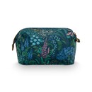Pip Studio Pip Studio Cooper Cosmetic Purse Medium Querida Velvet Dark Blue 22.5x9.5x15cm