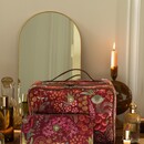 Pip Studio Pip Studio Casey Trousse de Beauté Querida Velours Rouge 27x10x19cm