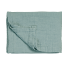 Vandyck Pure 68 G.Dyed Plaid 160x250 bleu perle