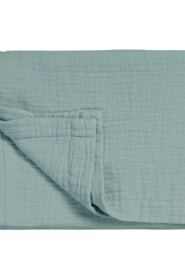 Vandyck Pure 68 G.Dyed Plaid 160x250 bleu perle