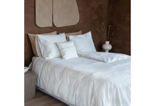 Dommelin Dekbedovertrek Liva Percal 200TC Wit 240x200/220 cm