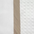 Dommelin Dommelin Housse de couette Bari Percale 200TC Blanc-Kaki 200x200/220 cm