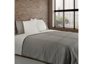 Dommelin  Housse de couette Bari Percale 200TC Taupe-Noix-de-muscade 200x200/220 cm