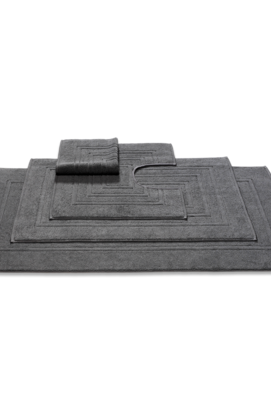 Tapis de bain Vandyck Houston 60x100 gris foncé