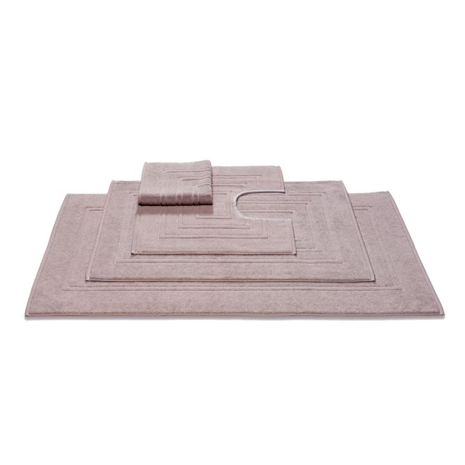 Tapis de bain Vandyck Houston Tapis de toilette 60x60 mauve