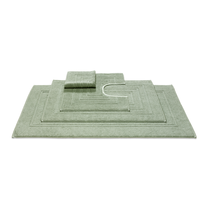 Tapis de bain Vandyck Houston 60x100 vert fumée
