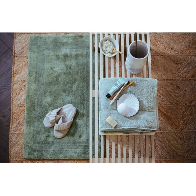 Tapis de bain Vandyck Houston 60x60 vert fumée Tapis de bain Vandyck Houston 60x60 vert fumée