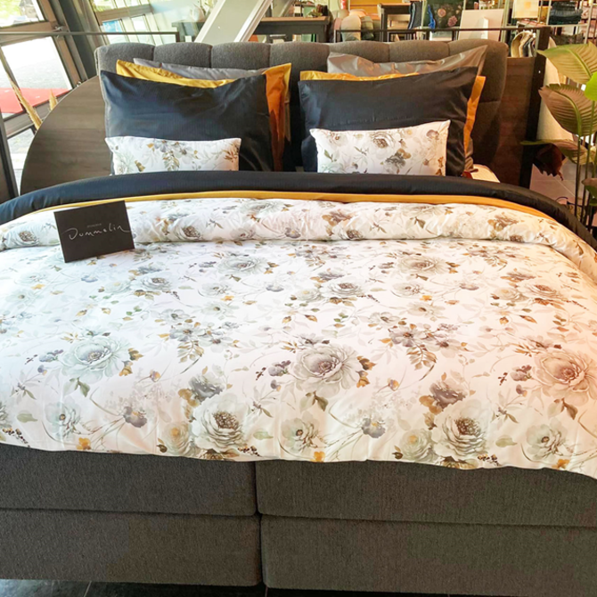 Housse de Couette Dommelin Camelia Satin 400tc Terra 240x200/220