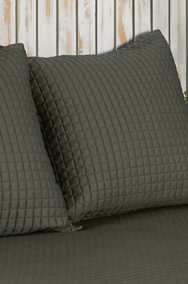 Housse de coussin décorative Dommelin Chicago Satin 300TC Argile 40x40 cm