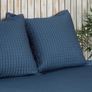 Dommelin Housse de coussin décorative Dommelin Chicago Satin 300TC Bleu Nuit 60x70 cm