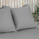 Dommelin Housse de Coussin Décorative Dommelin Chicago Satin 300TC Argent 60x70 cm