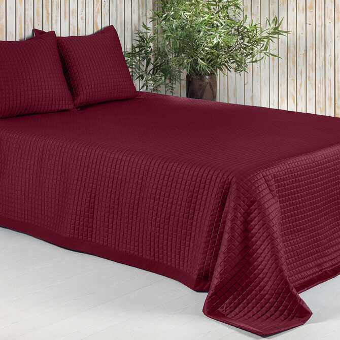 Dommelin Sprei Chicago Satijn 300TC Rosso 180x260 cm