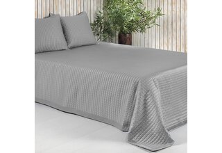 Dommelin Sprei Chicago Satijn 300TC Zilver 180x260 cm