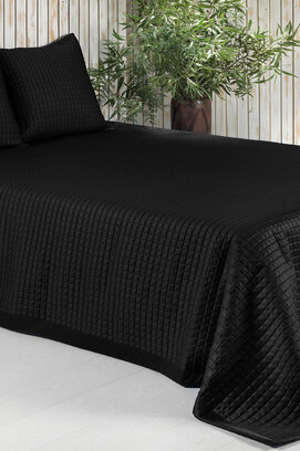 Dommelin Drap Chicago Satin 300TC Noir 180x260 cm