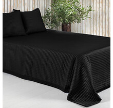 Dommelin Drap Chicago Satin 300TC Noir 50x260 cm