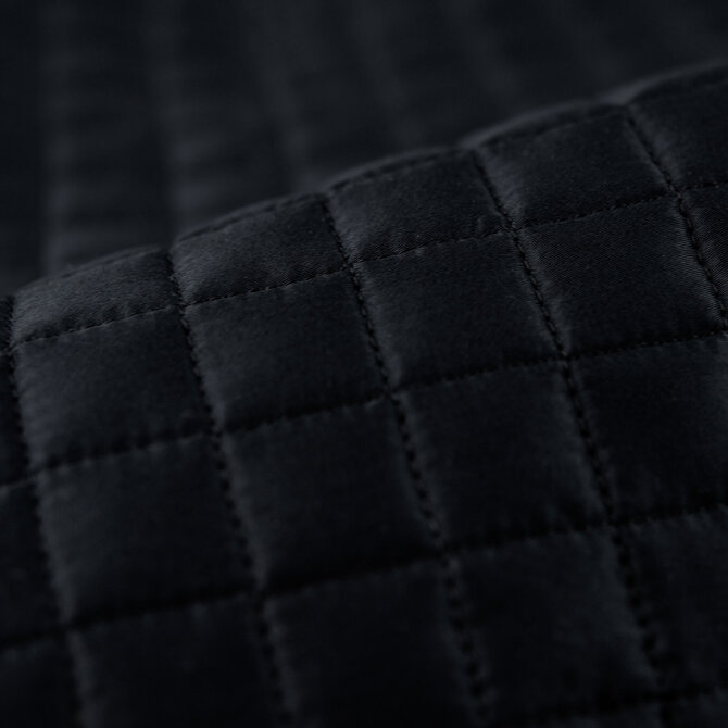 Dommelin Drap Chicago Satin 300TC Noir 50x260 cm