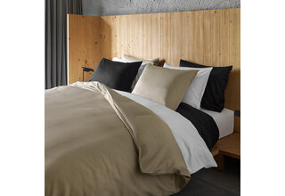 Dommelin Housse de couette Pico Satin 400tc Blanc 200x200/220