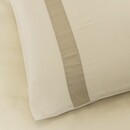 Dommelin Dommelin Housse de couette Listra Satin 300TC Beige-kaki 200x200/220 cm