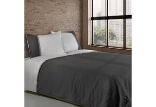 Dommelin  Housse de couette Bari Percale 200TC Charbon-Gris éléphant 240x200/220 cm