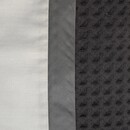 Dommelin Dommelin Housse de couette Bari Percale 200TC Charbon-Griséléphant 240x200/220 cm