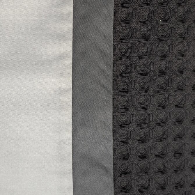 Dommelin  Dekbedovertrek Bari Percal 200TC Steenkool-Olifantgrijs 140x200/220 cm