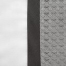Dommelin Dommelin Housse de couette Bari Percale 200TC Gris souris-Gris ardoise 140x200/220 cm