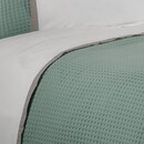 Dommelin Dommelin Housse de couette Bari Percal 200TC Spruce-Green-Mouse Grey 140x200/220 cm