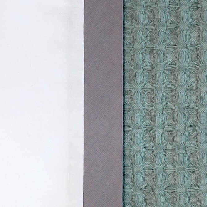 Dommelin Housse de couette Bari Percal 200TC Spruce-Green-Mouse Grey 140x200/220 cm