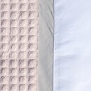 Dommelin Dommelin  Housse de couette Bari Percale 200TC Rose clair-Argent 240x200/220 cm