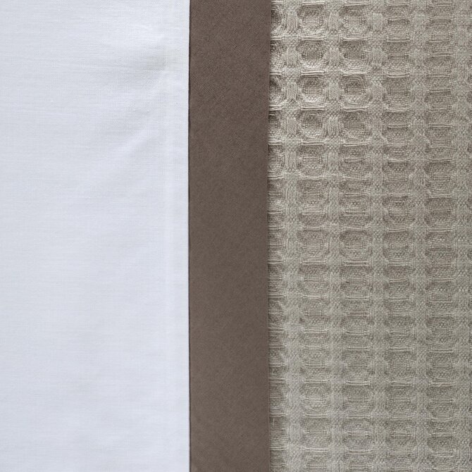 Dommelin  Dekbedovertrek Bari Percal 200TC Kaki-Nootmuskaat 240x200/220 cm Dommelin  Dekbedovertrek Bari Percal 200TC Kaki-Nootmuskaat 240x200/220 cm