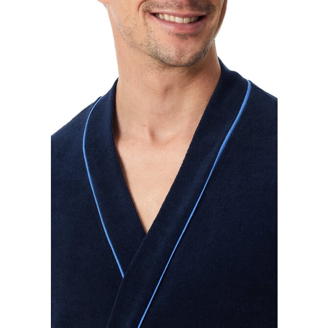 Schiesser Badjas  112562 navy 48/S