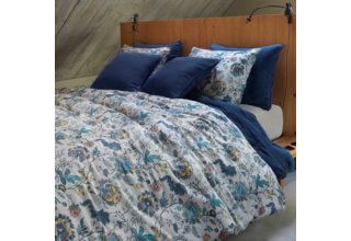 Dommelin Dekbedovertrek Azul Satijn 400TC Multi 140x200/220 cm