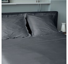 Dommelin Housse de couette Cortina Percale 200TC Gris éléphant-Gris éléphant 140x200/220 cm