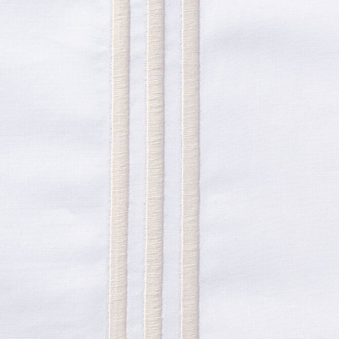 Dommelin Housse de couette Cortina Percale 200TC Blanc-Écru 240x200/220 cm