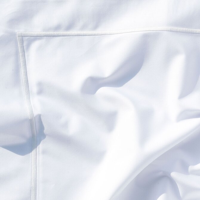 Dommelin Housse de couette Cortina Percale 200TC Blanc-Blanc 240x200/220 cm