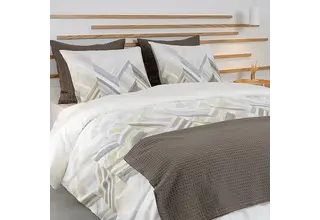 Dommelin Housse de couette Fiamma Satin 400TC Gris éléphant 240x200/220 cm