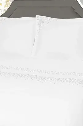 Dommelin Housse de couette Chicco Percale 200tc Argent 200x200/220