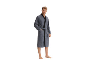 Morgenstern VINCENZA Peignoir Homme imprimé/anthracite 2XL