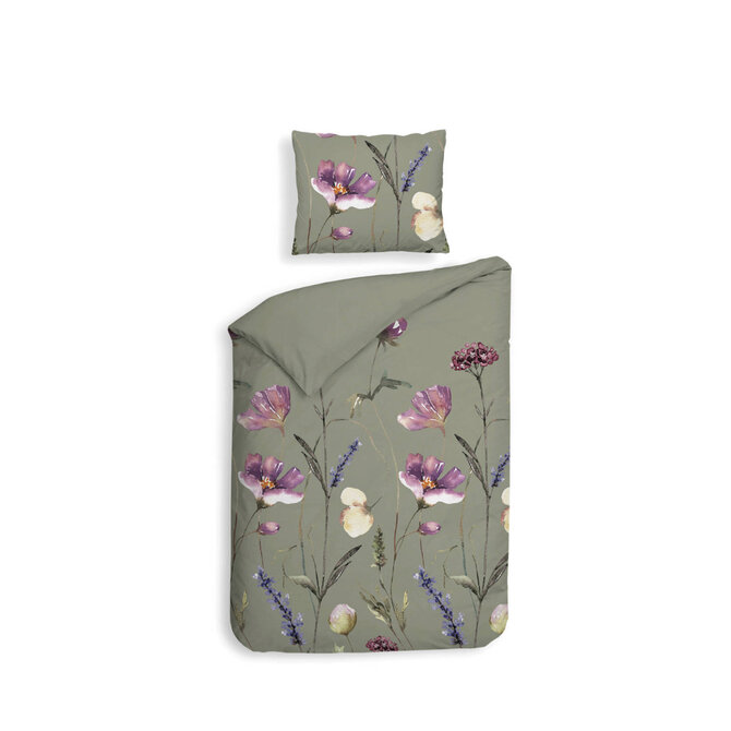 Heckett en Lane Vico Dekbedovertrek Green 140x200/220