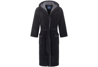 Morgenstern DANIEL Peignoir pour hommes noir/anthracite M