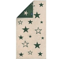 Cawo Christmas Edition 792 Stars Handdoek beige